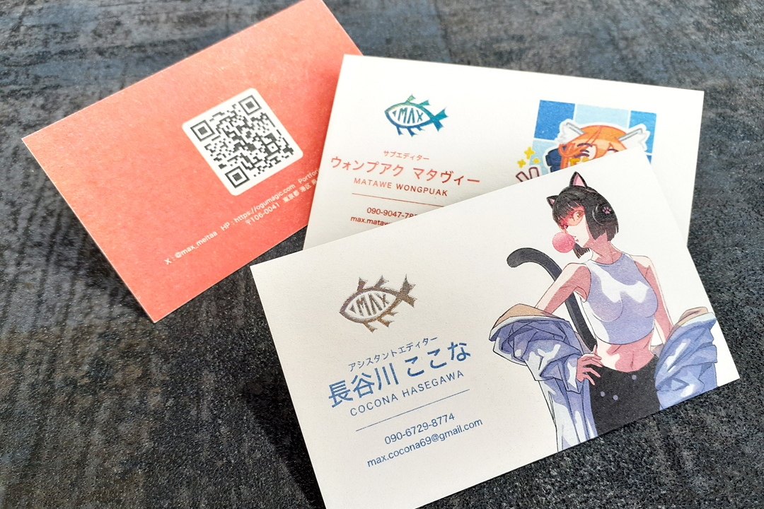製作事例 No.25 箔押し名刺印刷のイメージ画像1