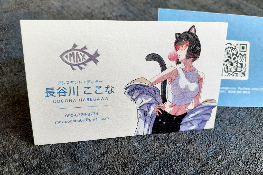 製作事例 No.25 箔押し名刺印刷のイメージ画像3
