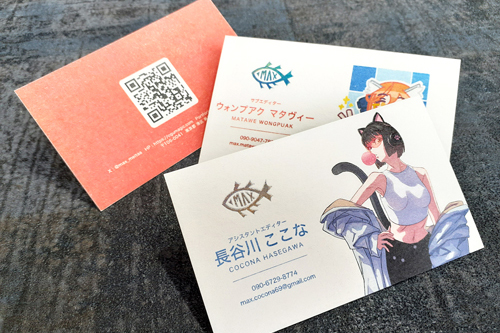 製作事例 No.25 箔押し名刺印刷のイメージ画像